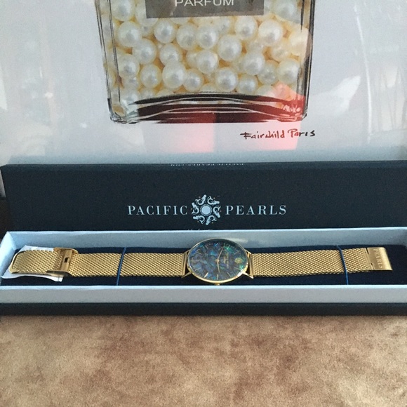 PACIFIC PEARLS NIB AUTHENTIC LUXURIOUS EDGY GALAPAGOS INTERCHANGEABLE STRAPS